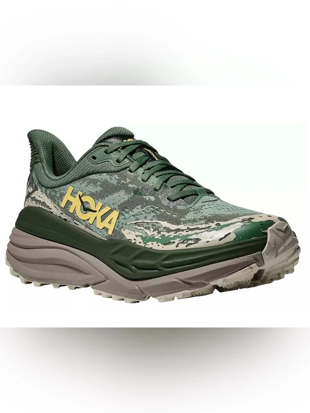 HOKA 🔥 Stinson 7 Fern Cement Forest Cover Green Shoes 1141530 FNCM Men’s Sz 11 - Picture 3 of 5